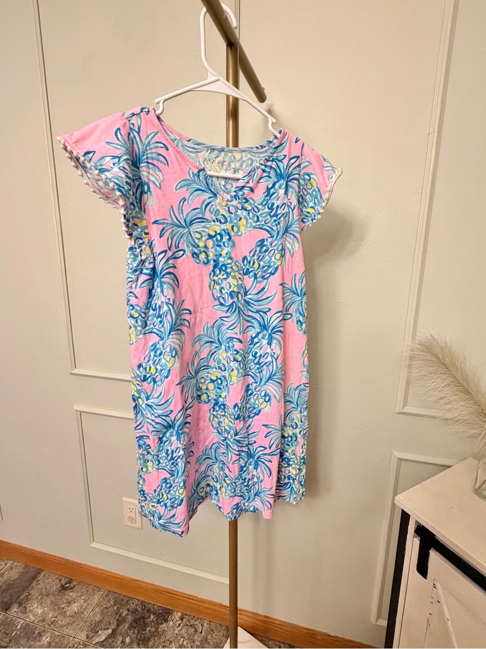 Girls' Lilly Pulitzer Cotton Dress Tropical Bright Colorful MSRP $108